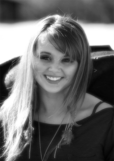 black and white photo of teya